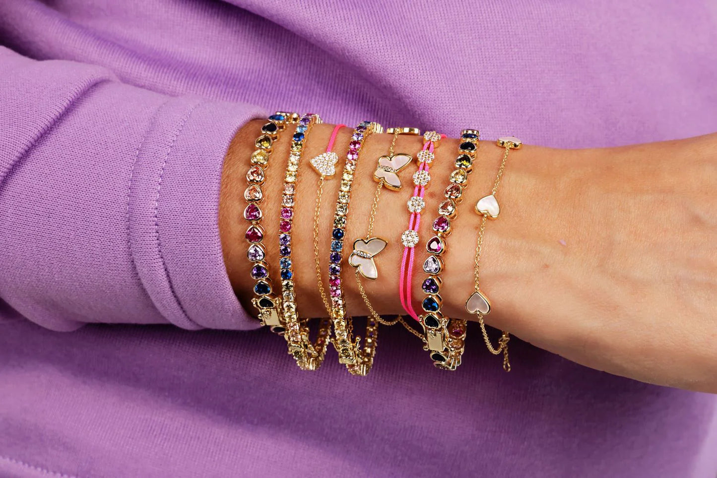 Pulsera Tennis Rainbow
