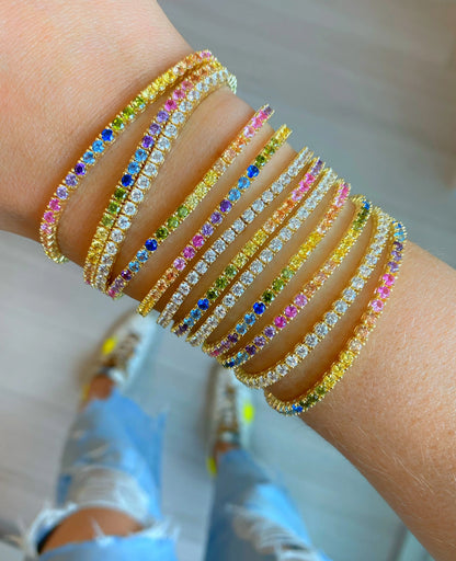 Pulsera Tennis Rainbow