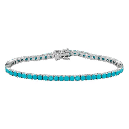 Pulsera Tennis Turquesa