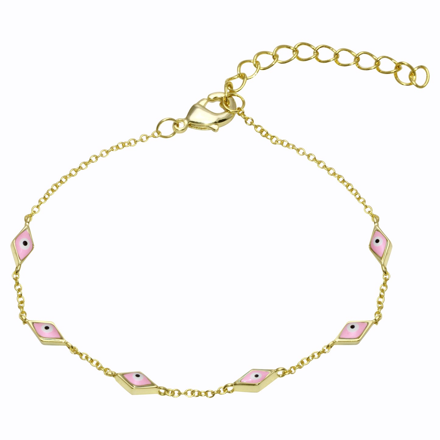Pulsera Mini Ojos de Esmalte