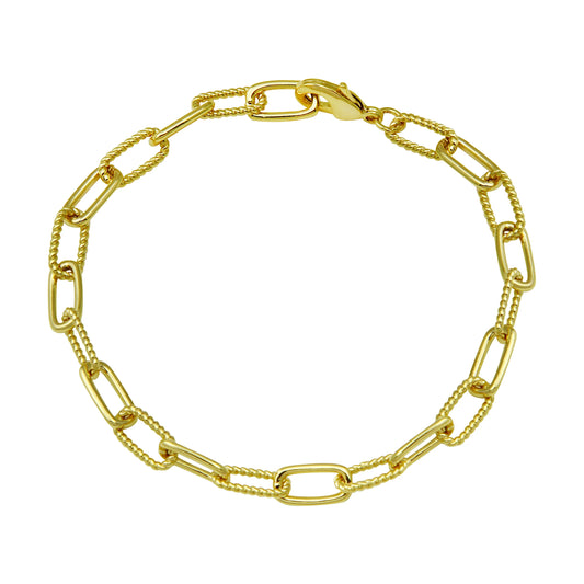 Pulsera Paperclip Trenzada