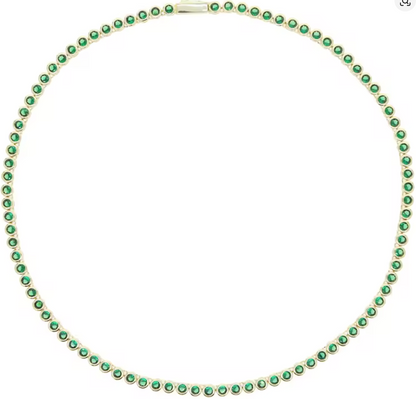 Riviera Bezel Circular Esmeralda