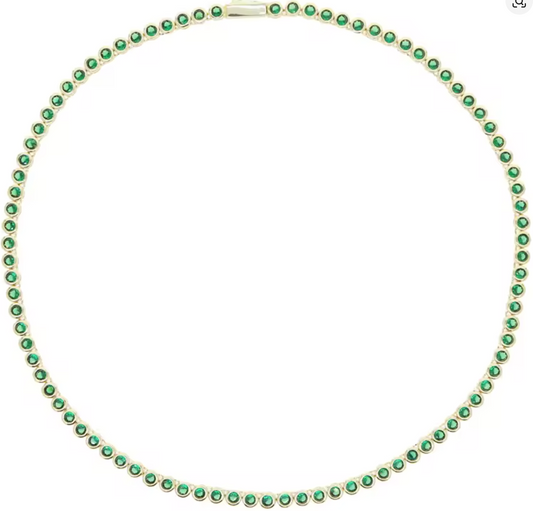 Riviera Bezel Circular Esmeralda