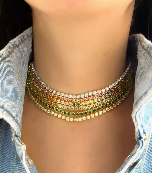 Riviera Bezel Circular Esmeralda