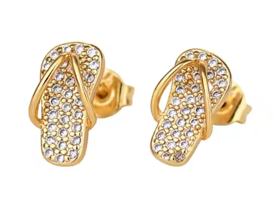 Stud de Hawaianas con Circonias