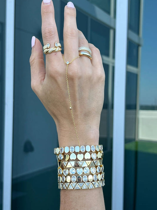 Pulsera Elastica Ovalada